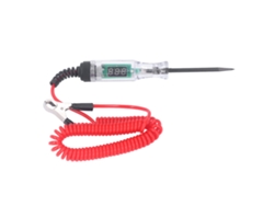 Probador De Circuitos Automotrices Con Pantalla Led Y Digital Para Detección De Voltaje, Corriente Y Resistencia (cable Rojo)