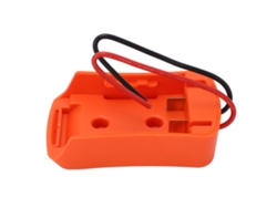 Adaptador Convertidor De Batería Seguro De 18v 20v Con Base De Enchufe Para Bricolaje Y Cable De 12awg