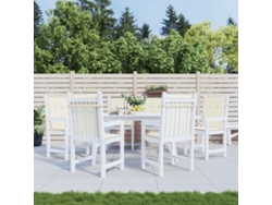 Cojines lumbares para sillas de jardín, 6 unidades, color crema Oxford, HARLANV1