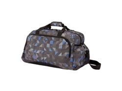 Bolsa de viaje Benzi Bz5743 Triángulos Azul/gris 51x30x24cm
