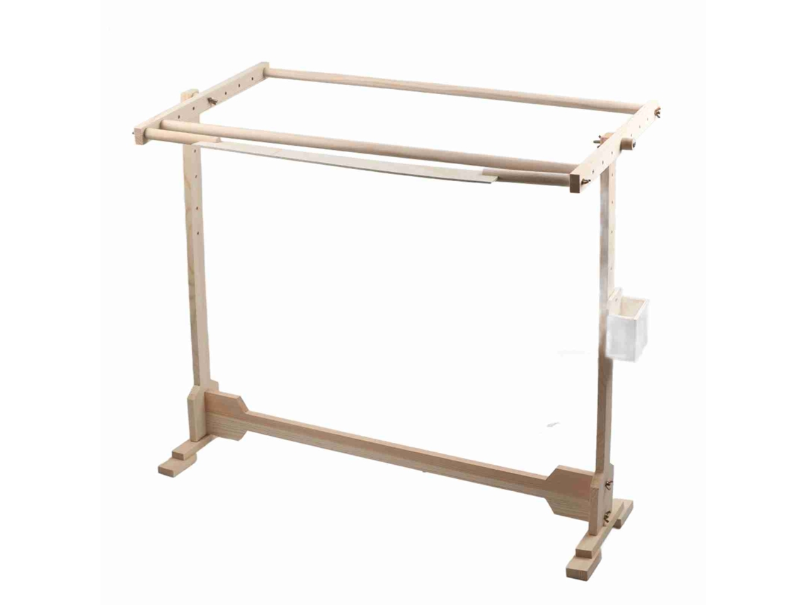 Soporte para punto de cruz, 14 puntos por pulgada, bastidor de madera, 80 cm.