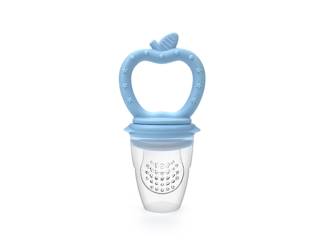 Chupeta De Bebê, Alimentador De Comida, Mordedor Em Formato De Maçã, Para Frutas E Legumes (azul) Spqment