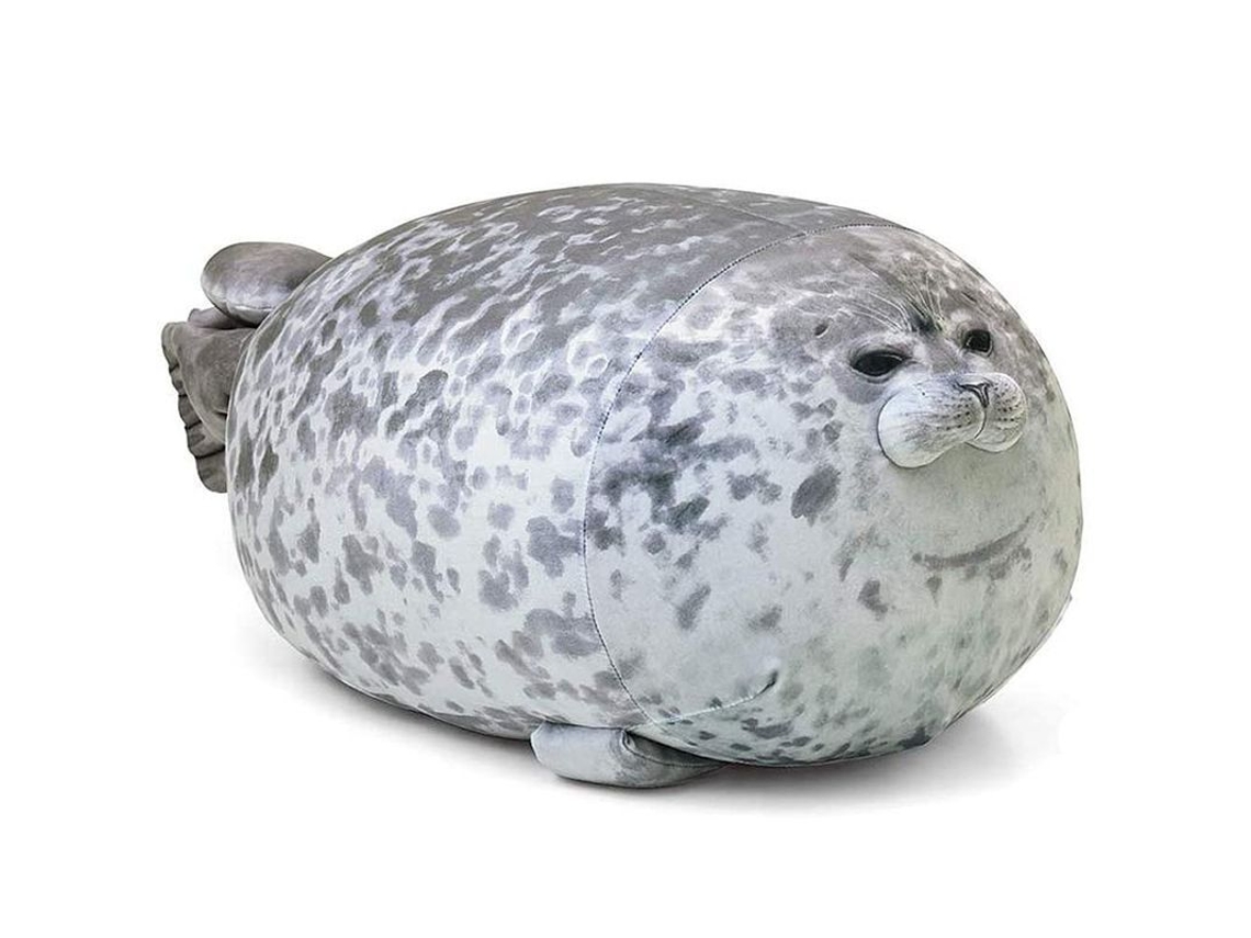 Peluche De Foca Adorable Chubby Blob, Almohada De Peluche De 30 Cm