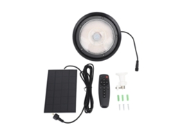 Lámpara De Techo Led Solar Profesional Con Mando A Distancia, Resistente Al Agua Ip65, Para Jardín, Granero O Balcón.