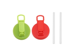 2 Tapones Para Latas Con Pajita, Cierre Hermético, Precintos De Plástico Reutilizables Para Bebidas.