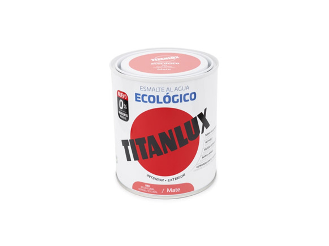 Esmalte Al Agua Ecologico Mate TITANLUX