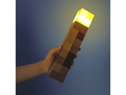 Lámpara de escritorio con linterna LED de Minecraft, lámpara de noche, luz de noche, decoración del hogar