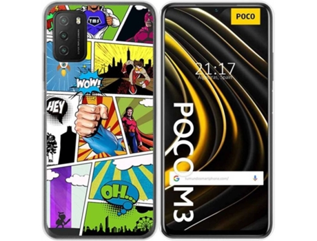 Carcasa Xiaomi Redmi 9T TUMUNDOSMARTPHONE Comic Multicolor