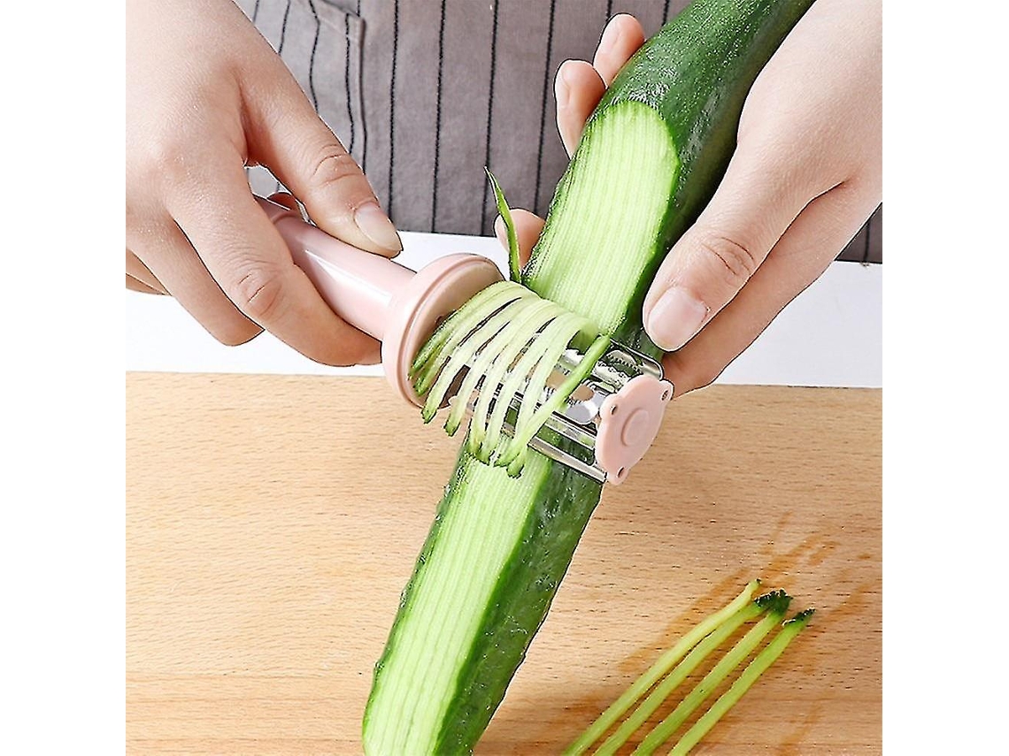 Pelador y descorazonador de alimentos 3 en 1 multifuncional de acero inoxidable para verduras, patatas y zanahorias. Rosewell
