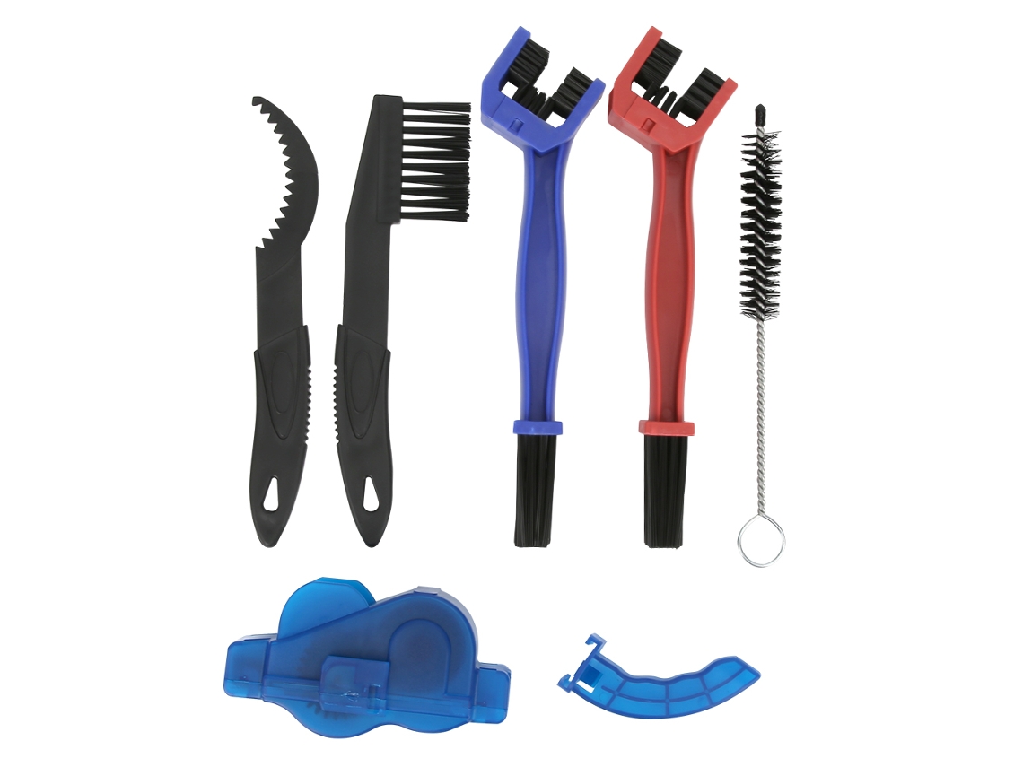 Kit De Limpieza Para Bicicletas De 6 Piezas: Herramientas Profesionales De Mantenimiento Para La Limpieza De La Cadena Y Las Piezas.