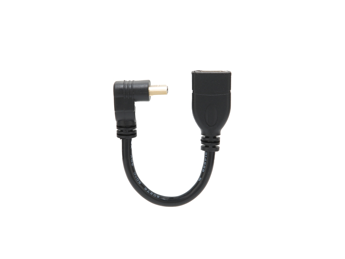 Cable Adaptador De Extensión De Interfaz Multimedia Hd De 90 Grados, Macho A Hembra, Para Computadora Tv