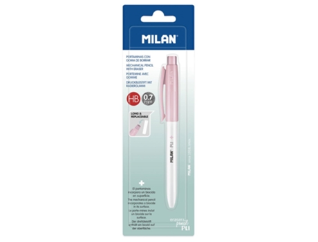 Blister 1 Serie 0.7 Milímetros Cor de Rosa Mecânico Lápis Edição Serie S Transparentemilan