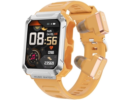 Smartwatch Con Tws Lemfo T93 Amarillo
