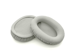 Almohadillas para auriculares Sony WH-CH710N, espuma suave, color gris.