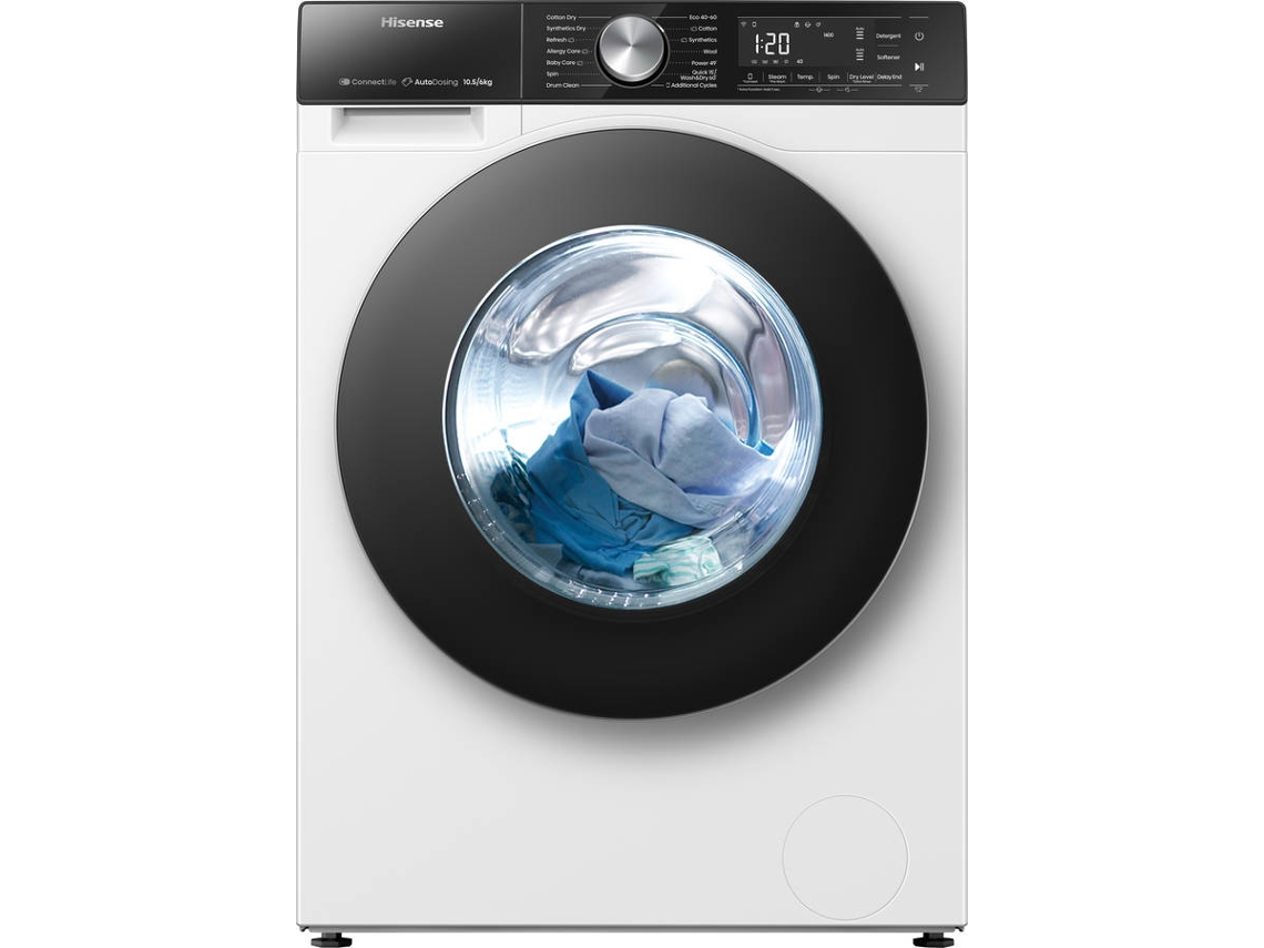 Lavasecadora HISENSE WD5S1045BW (6/10.5 kg - 1400 rpm - Blanco)