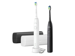 Cepillo de Dientes Eléctrico PHILIPS HX7109/01 Blanco y Negro (2 unidades)