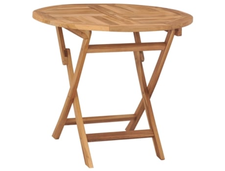 Mesa Jardin VIDAXL Marrón Madera (85x76 cm)
