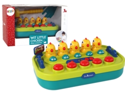 Juego arcade Whac A Mole, pollos, martillo, luces, sonidos, funciona con pilas, B.active