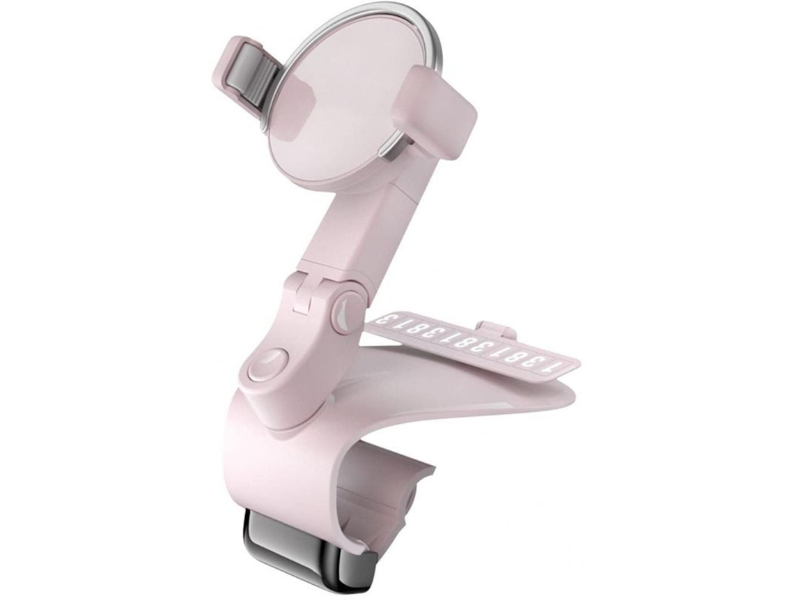 Soporte Para Teléfono De Coche: Soporte Giratorio De 360° Para Espejo Retrovisor/salpicadero Con Bloqueo Automático Y Proyección Hud.