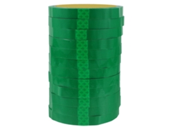 1.2 Cinta Adhesiva De Grado Alimenticio De 12 Cm Para Embalaje, Verde, Paquete De Rollos, Adhesión