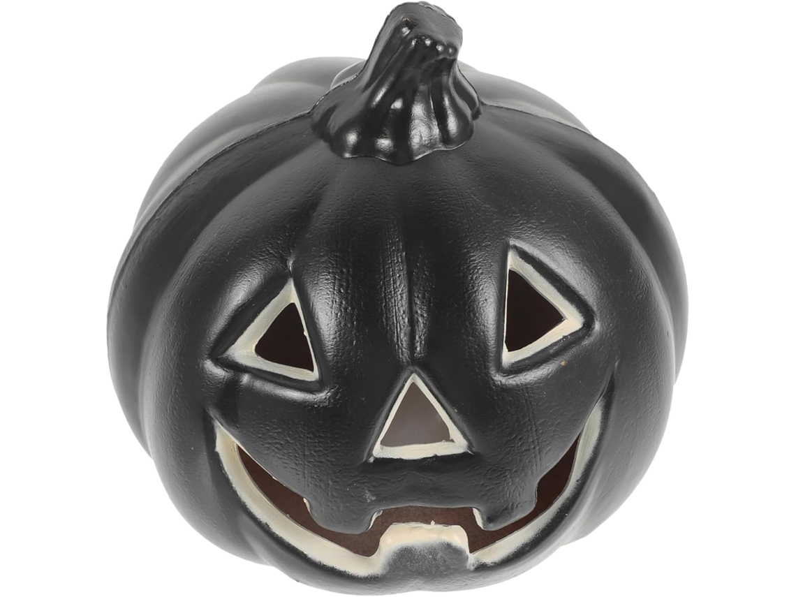Lámpara De Mesa Decorativa Led Con Forma De Calabaza Para Halloween.