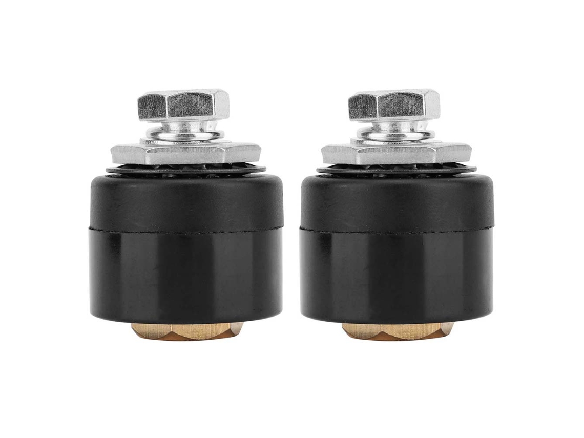 2 Conectores Rápidos Para Cables De Soldadura Euro Dkz De 200-400 A, De Cobre (35-50)