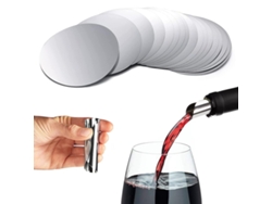 KOFIHETY Pack de 30 Funiles para Vino, Ayuda para Verter, Funil Antigoteo, Reutilizable para Botellas de Vino, Accesorios para Cumpleaños, Boda, Fiesta
