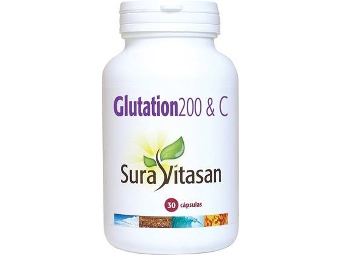Complemento Alimentar SURA VITASAN Glutation 200 Y C 200 Mg (Cítricos - 90 Cápsulas)