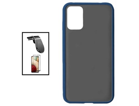 Kit Protector de Pantalla de Cristal Templado 5D Full Cover + Carcasa Invisible Bumper + Soporte Magnético L Safe Driving Coche para Samsung Galaxy...