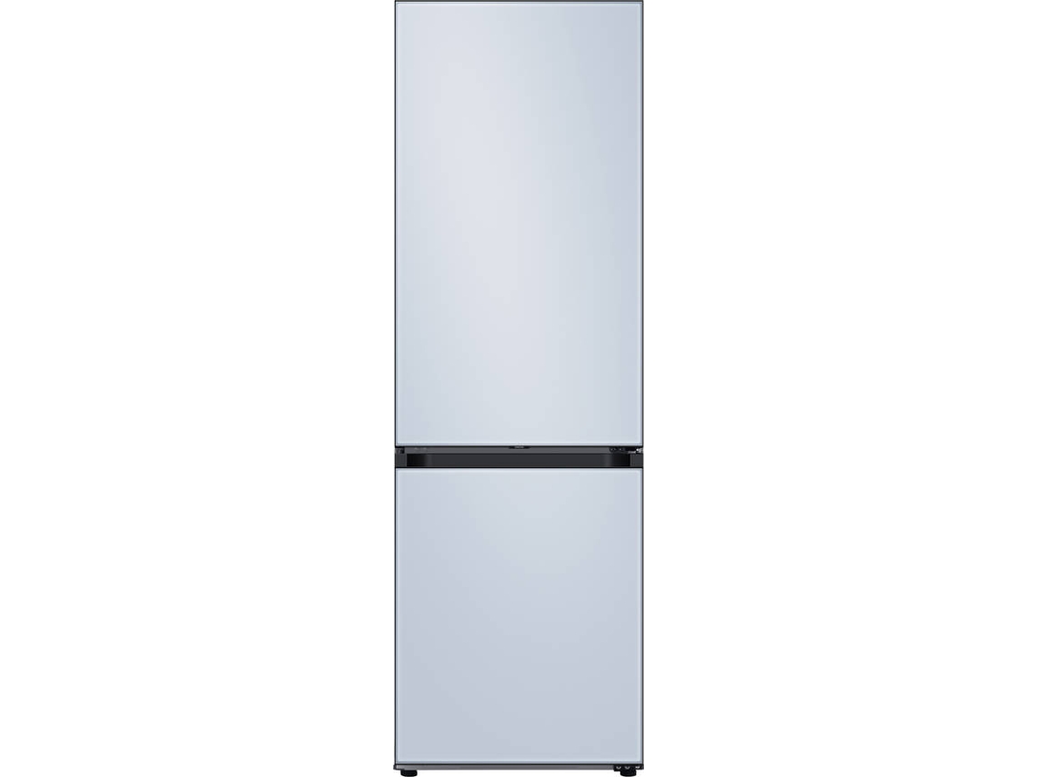 Frigorífico Combi SAMSUNG Bespoke RB34A6B3D48 (No Frost - 1853 cm - 390 L - Azul)