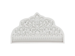 Molde De Silicona Reutilizable Para Fondant Corona Grande Resistente A Altas Temperaturas Inodoro Para Repostería Y Chocolate