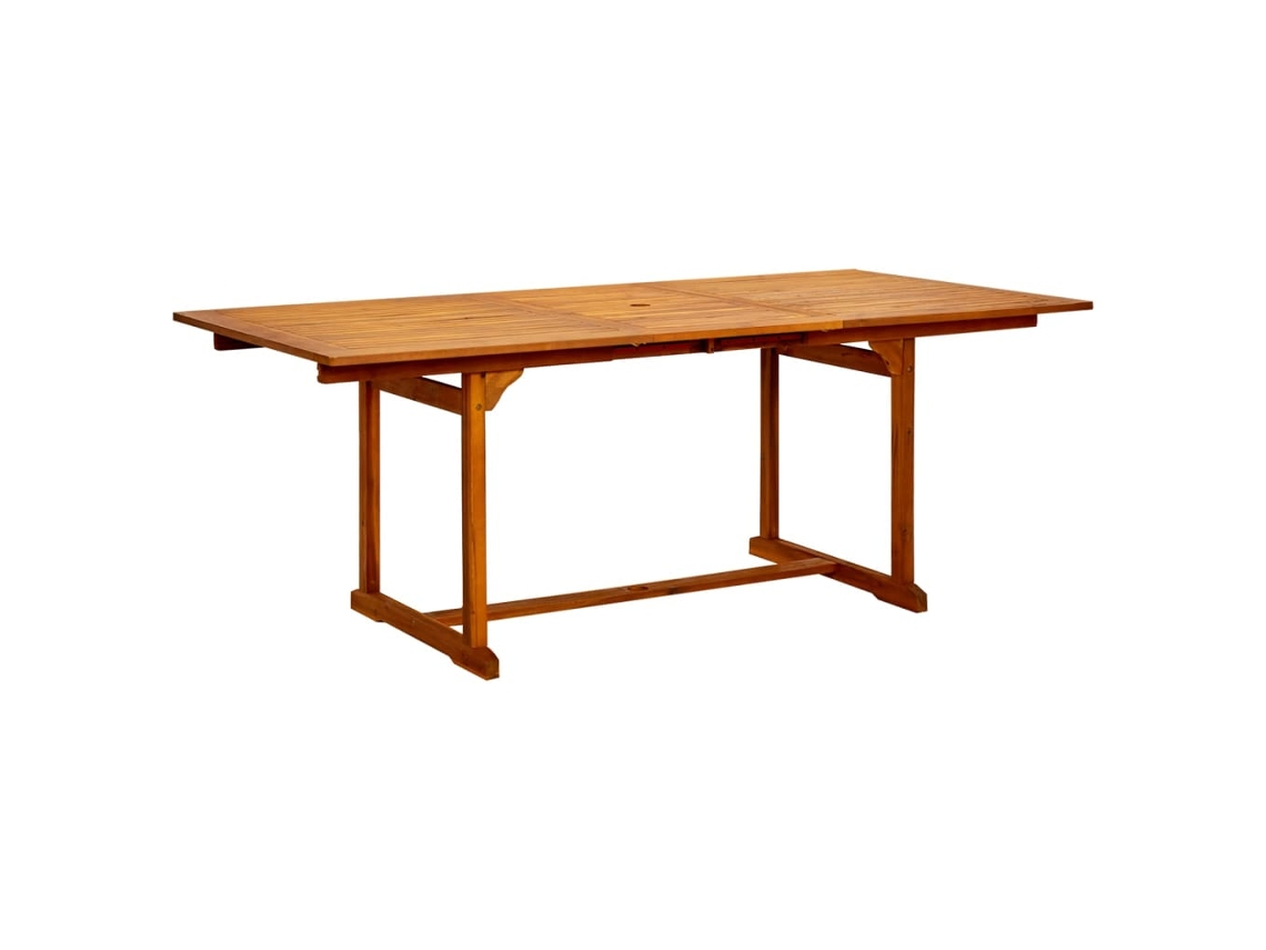 Mesa de comedor de jardín x100x75 cm Acacia maciza MAISON EXCLUSIVE (150 200)