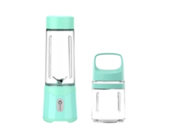 Licuadora Portátil SIURN Usb Recargable Exprimidor Mini Exprimidor Eléctrico De Doble Taza Light Blue Azul claro