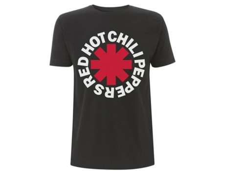 T-shirt RED HOT CHILI PEPPERS (S - Negro)