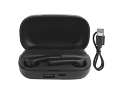 Auriculares Deportivos Inalámbricos Bluetooth 5.1 Con Estuche De Carga - Negro