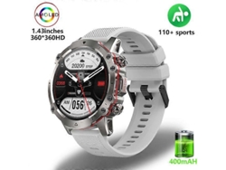 Reloj inteligente deportivo para adultos IP68, resistente al agua, militar, duradero, de alta definición, con llamadas de voz y Bluetooth para bicicleta eléctrica.