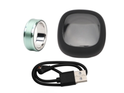 Anillo Inteligente Para Monitorizar El Sueño, Resistente Al Agua, Para Fitness Y Salud, Tamaño 23, Cian.