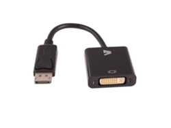 Cable Adaptador V7 CBLDPDVI-1E 1x 20-pin DisplayPort 1x (24+5)-pin DVI Negro
