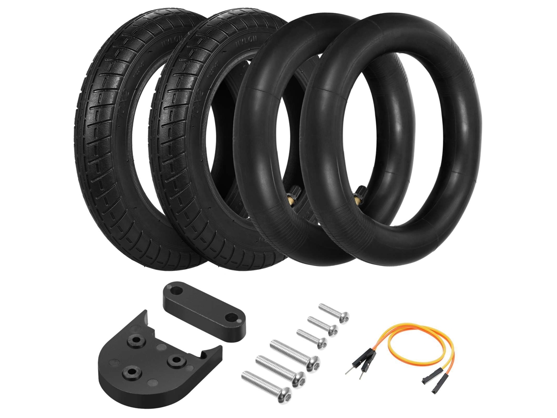 Juego De 10 Neumáticos Interiores Y Exteriores De 2.0 Con Reposapiés Para Patinete Eléctrico Xiaomi M365