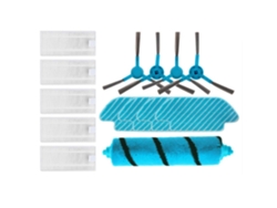 Cepillo lateral, filtro HEPA, paño de fregado, compatible con Cecotec Conga 1690 Pro