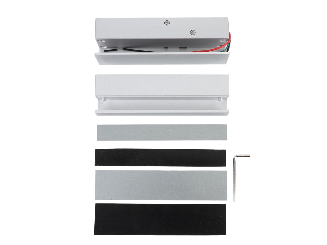 Cerradura Eléctrica De Pasador Para Puerta De Vidrio Sin Marco, 12 V Cc, Acero Inoxidable Y Aluminio, Ajustable.