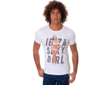 Camiseta de Hombre JAPAN RAGS Japão Rags Bosse Algodón Blanco (S)