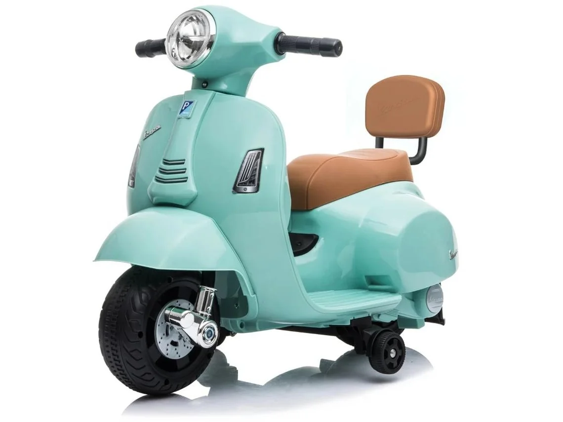 Mini Scooter Eléctrico Para Niños - Vespa Gts 6v - 1 A 3 Años - Azul