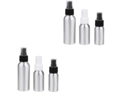 Botella Pulverizadora De Aluminio Recargable De 6 Piezas, Botella De Viaje Portátil Con Pulverizador.