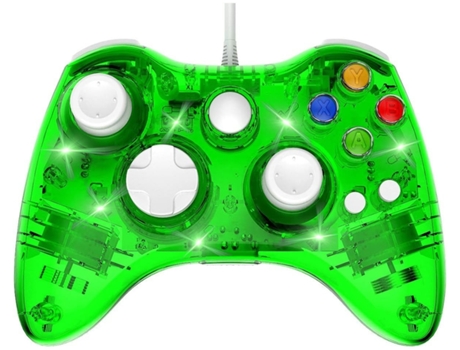 Mando Xbox 360 ENKERS Gamepad Verde