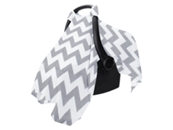 Funda de muselina transpirable Chrui para asiento de coche de bebé, ideal para verano, primavera, días calurosos y clima caluroso (olas).