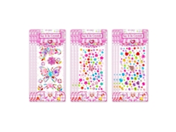 Pegatinas Autoadhesivas - 9 Hojas de Gemas y Piedras para Niños y Manualidades NEVEANCE