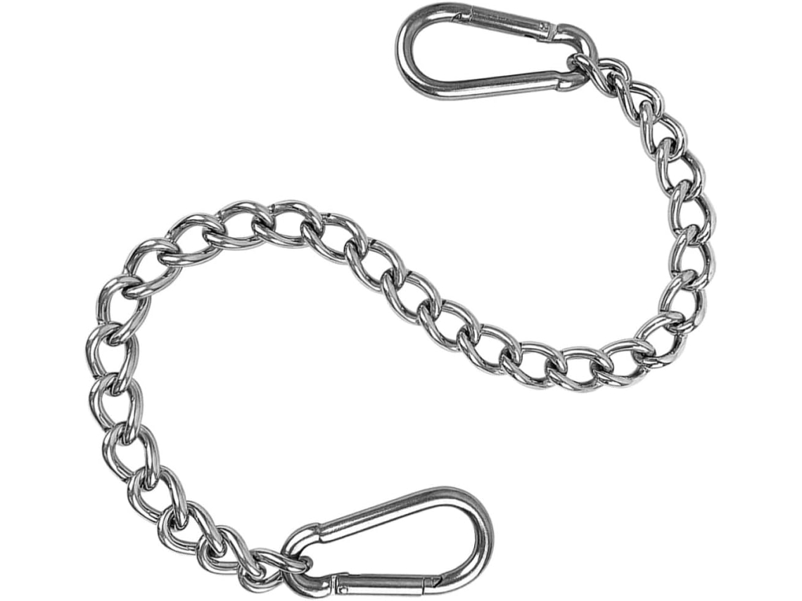 Silla Colgante, Suspensión Segura Y Sencilla, De Acero Inoxidable Con Ganchos, Cadena Plateada Para Colgar Sillas Y