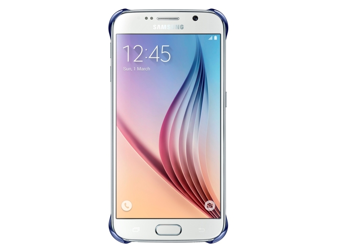 Carcasa SAMSUNG Galaxy S6 Clear Negro