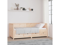 Sofá Cama Sin Colchón Madera Maciza De Pino 80x200 Cm